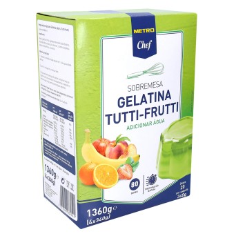 Gelatina Tutti-Frutti METRO Chef 4x340 g
