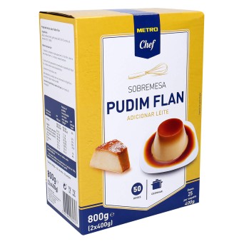 Pudim Flan METRO Chef 2x400 g