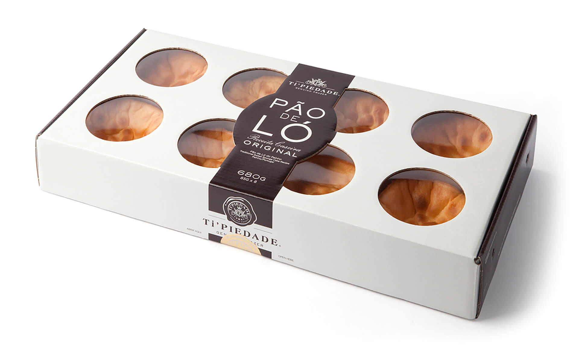 P�o de L� Original Congelado Ti Piedade 8x85 g