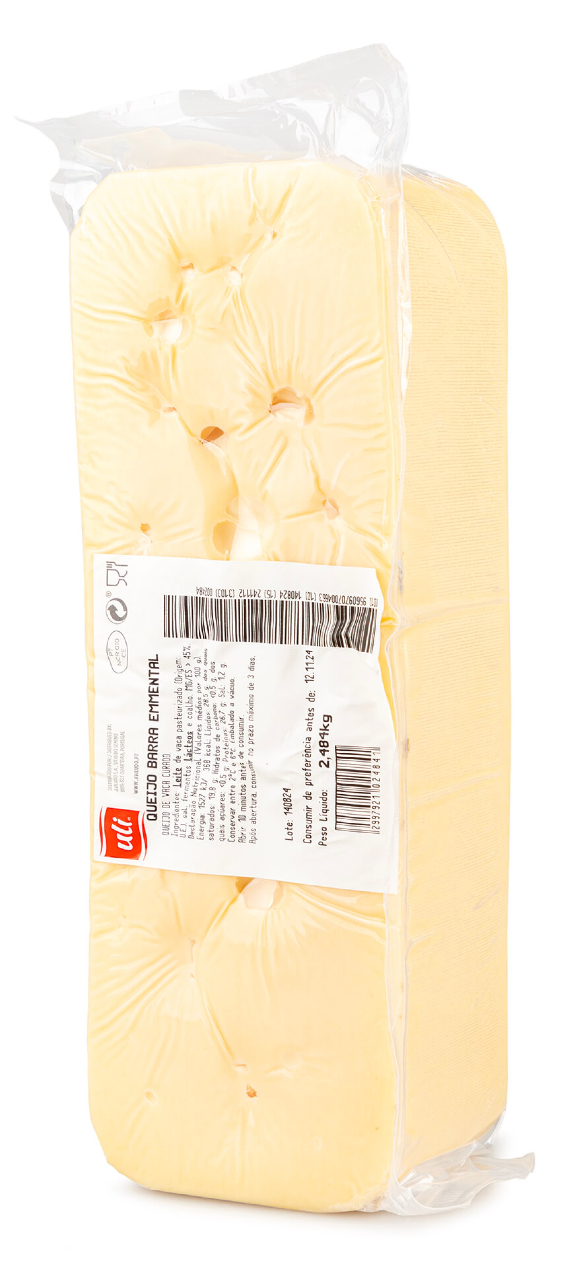 Queijo Emmental Barra Uli Queijo Emmental Barra Uli