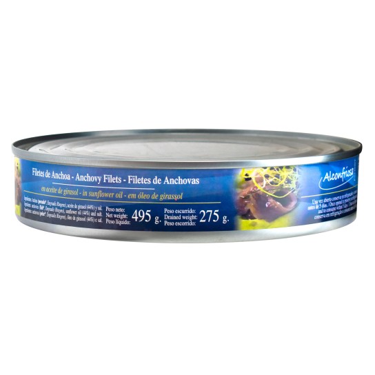 Filete Anchovas Alconfriosa Lata 495 g