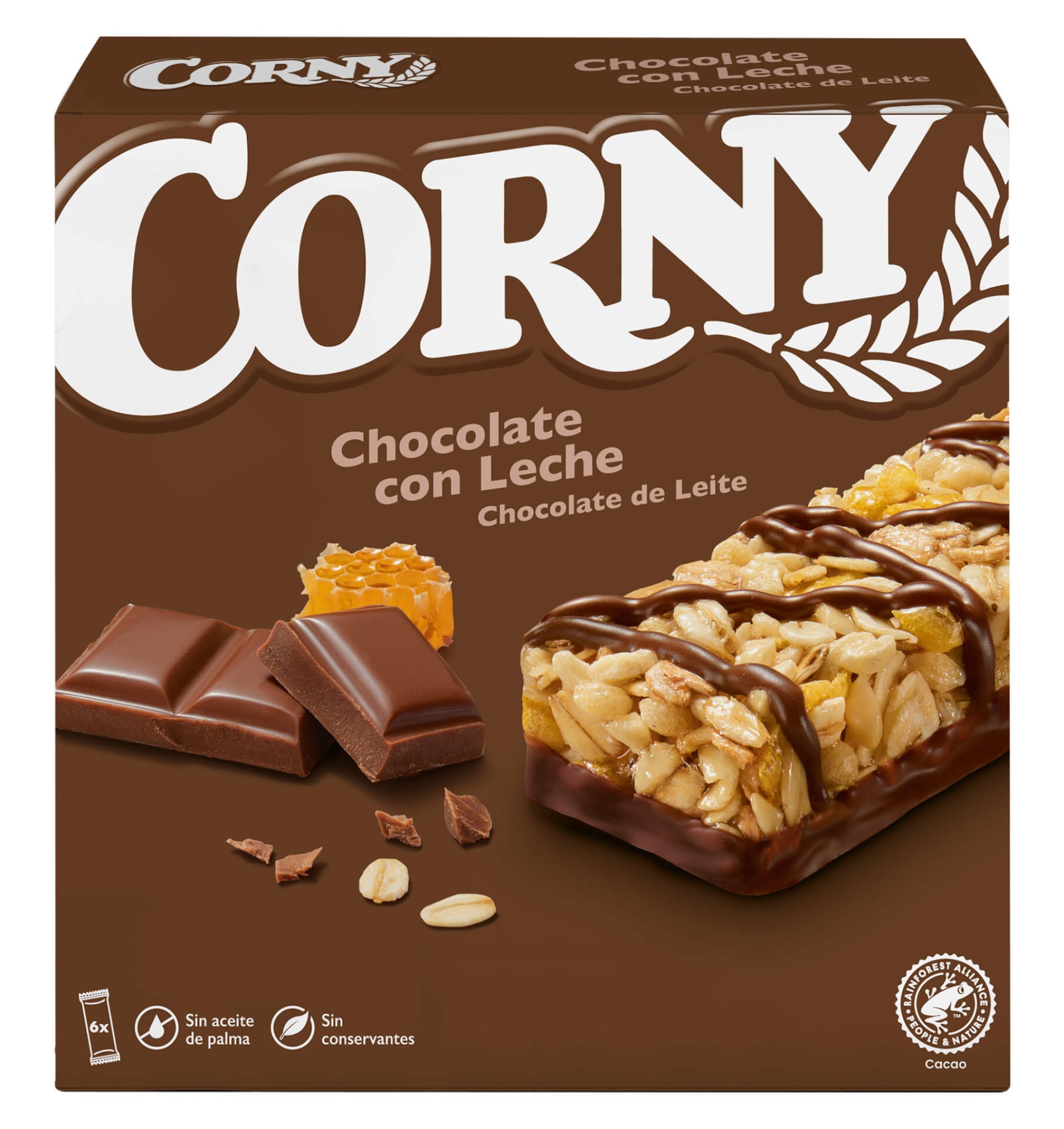 Barras Cereais Muesly Chocolate Leite 10x(6x25 g)