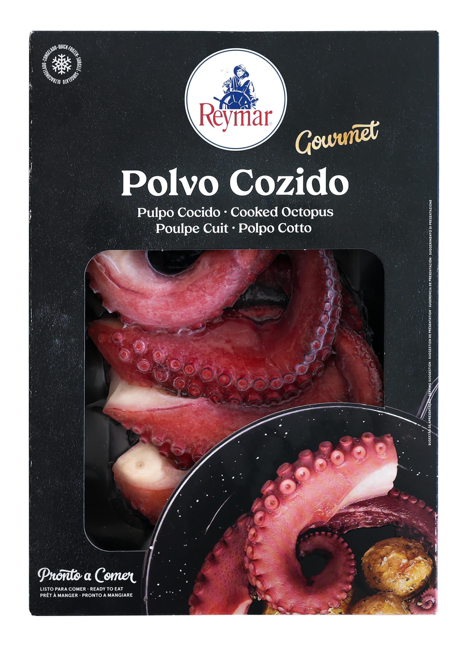Polvo Cozido Tent�culos Congelado 10x300 g