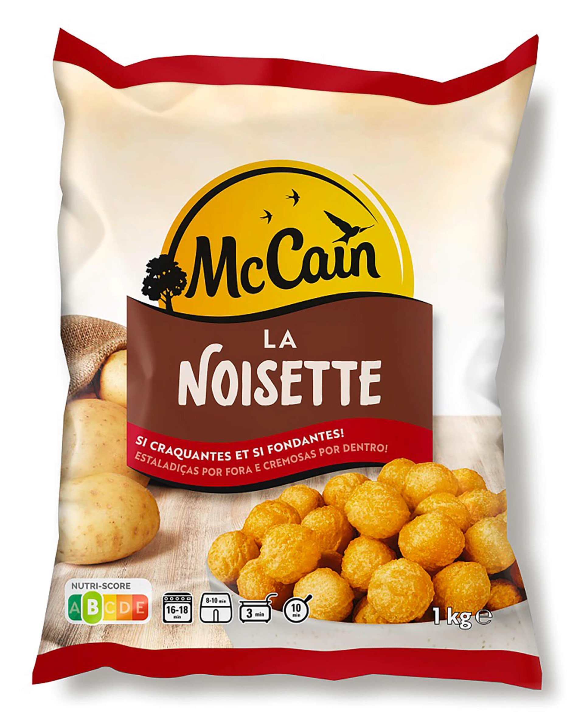 Batata Noisette Congelada McCain 10x1 kg Batata Noisette Congelada McCain 10x1 kg