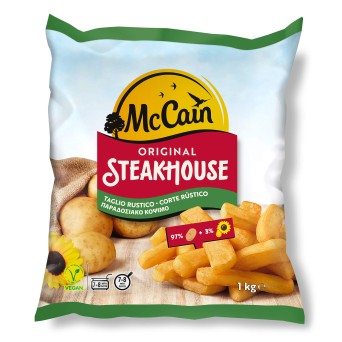 Batata Steakhouse Congelada McCain10x1 kg