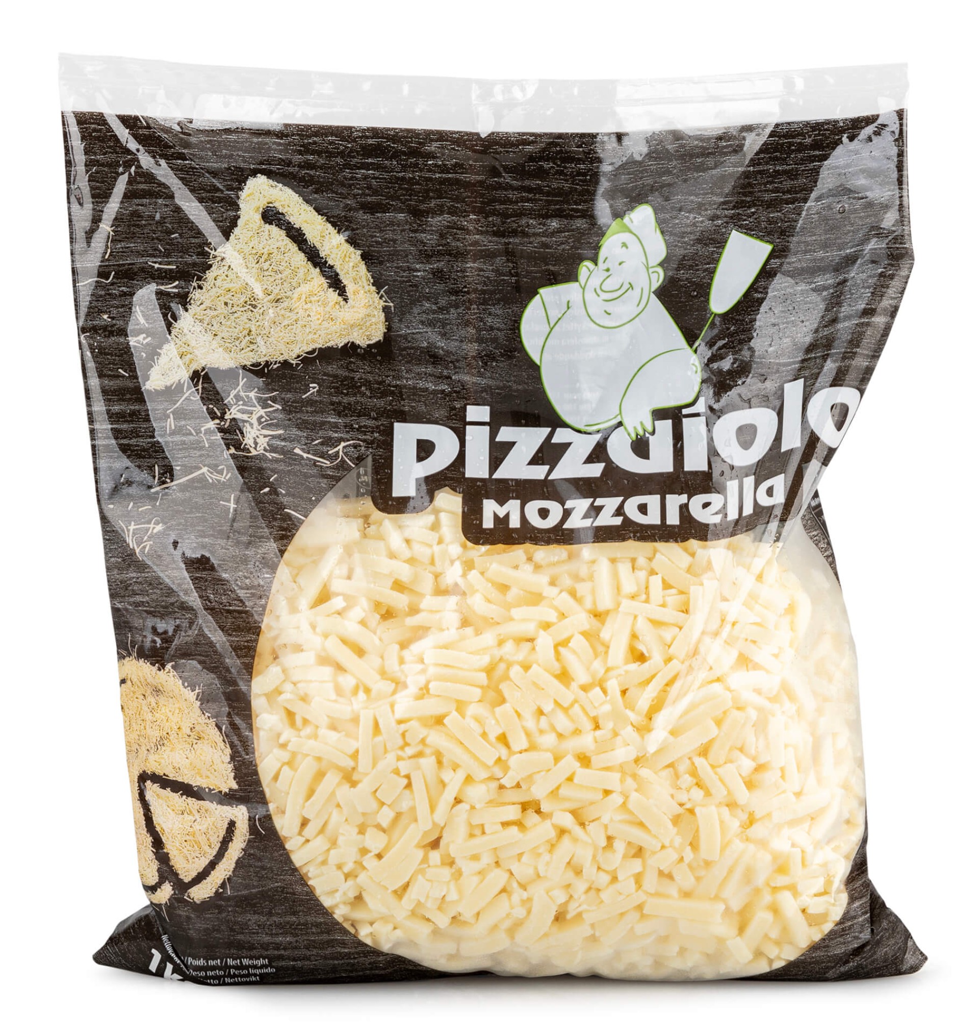 Queijo Mozzarela Ralado Kaasbrik 100% Saco 1 kg