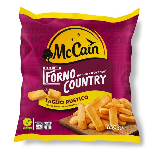 Batata Forno Country Congelada McCain 12x650 g