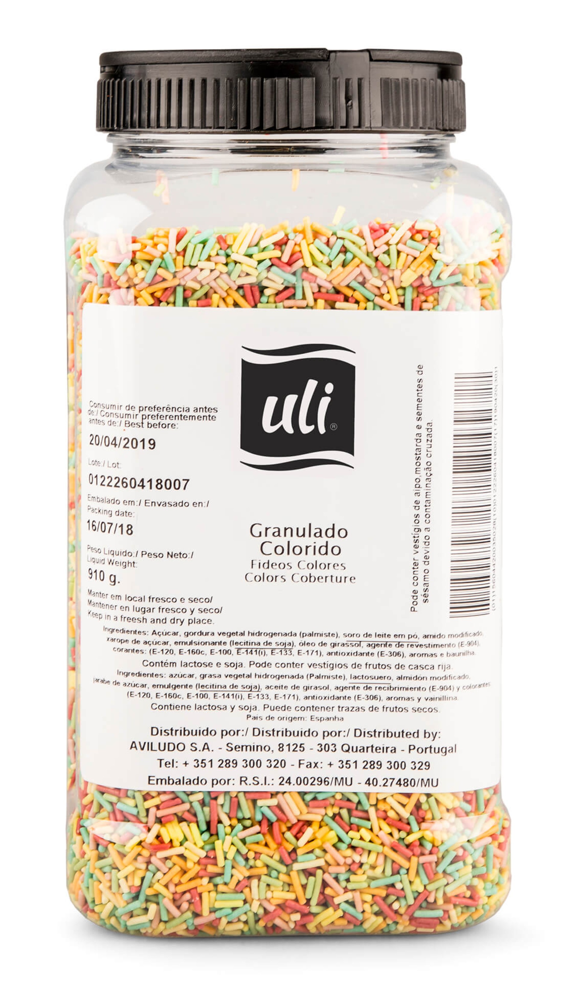 Granulado Colorido Uli 910 g