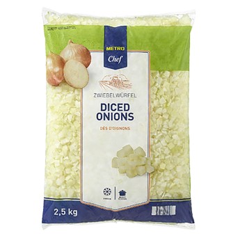 Cebola Cubos Congelada METRO Chef 4x2,5 kg
