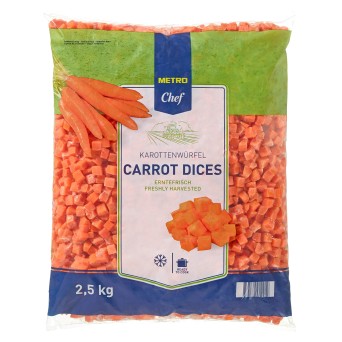 Cenoura Cubos Congelada METRO Chef 4x2,5 kg