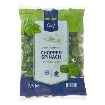 Espinafres Picados Congelados METRO Chef 4x2,5 kg