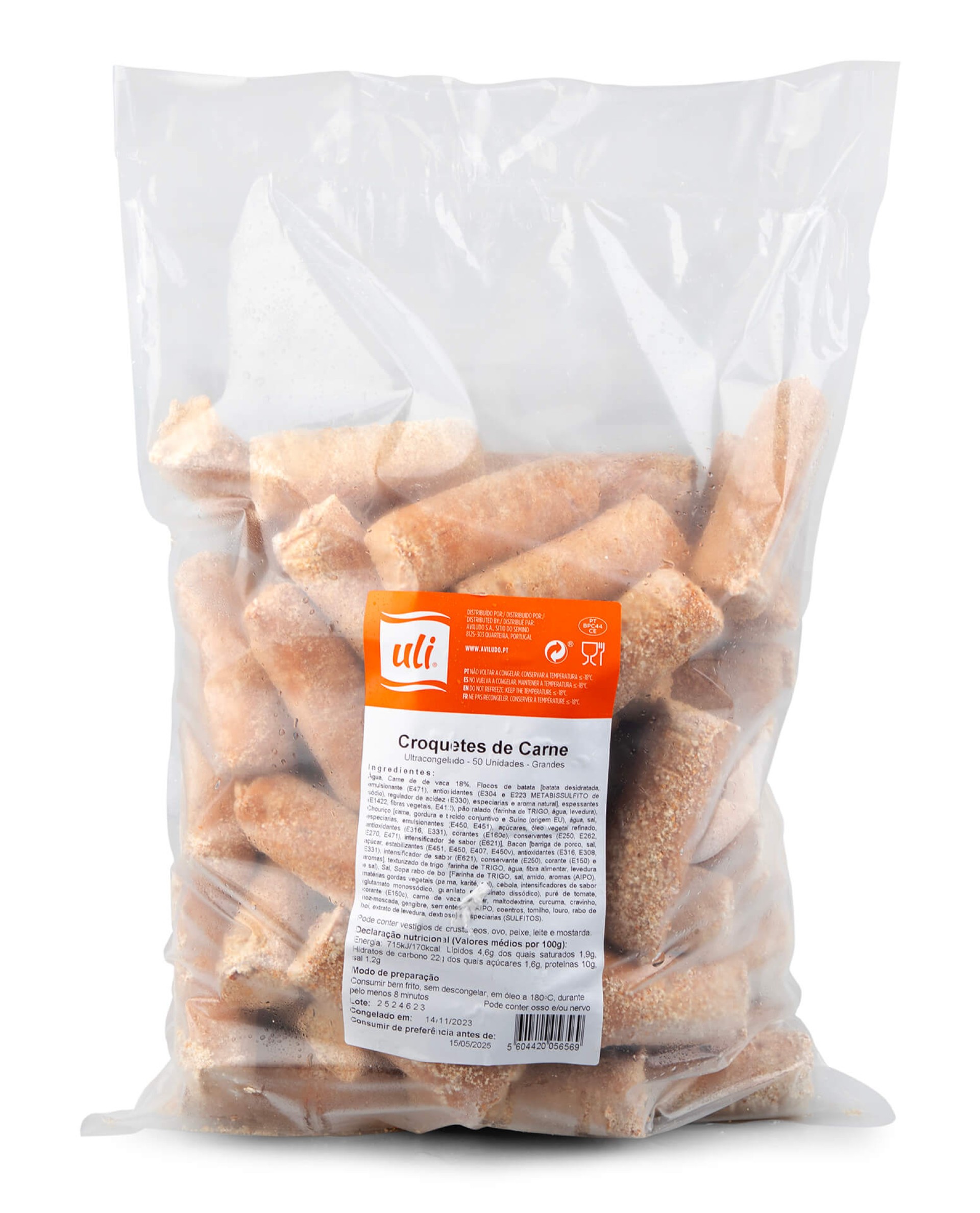 Croquetes Carne Grandes Congelados Uli Cx 50 Un Croquetes Carne Grandes Congelados Uli Cx 50 Un