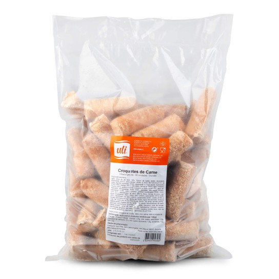 Croquetes Carne Grandes Congelados Uli Cx 50 Un