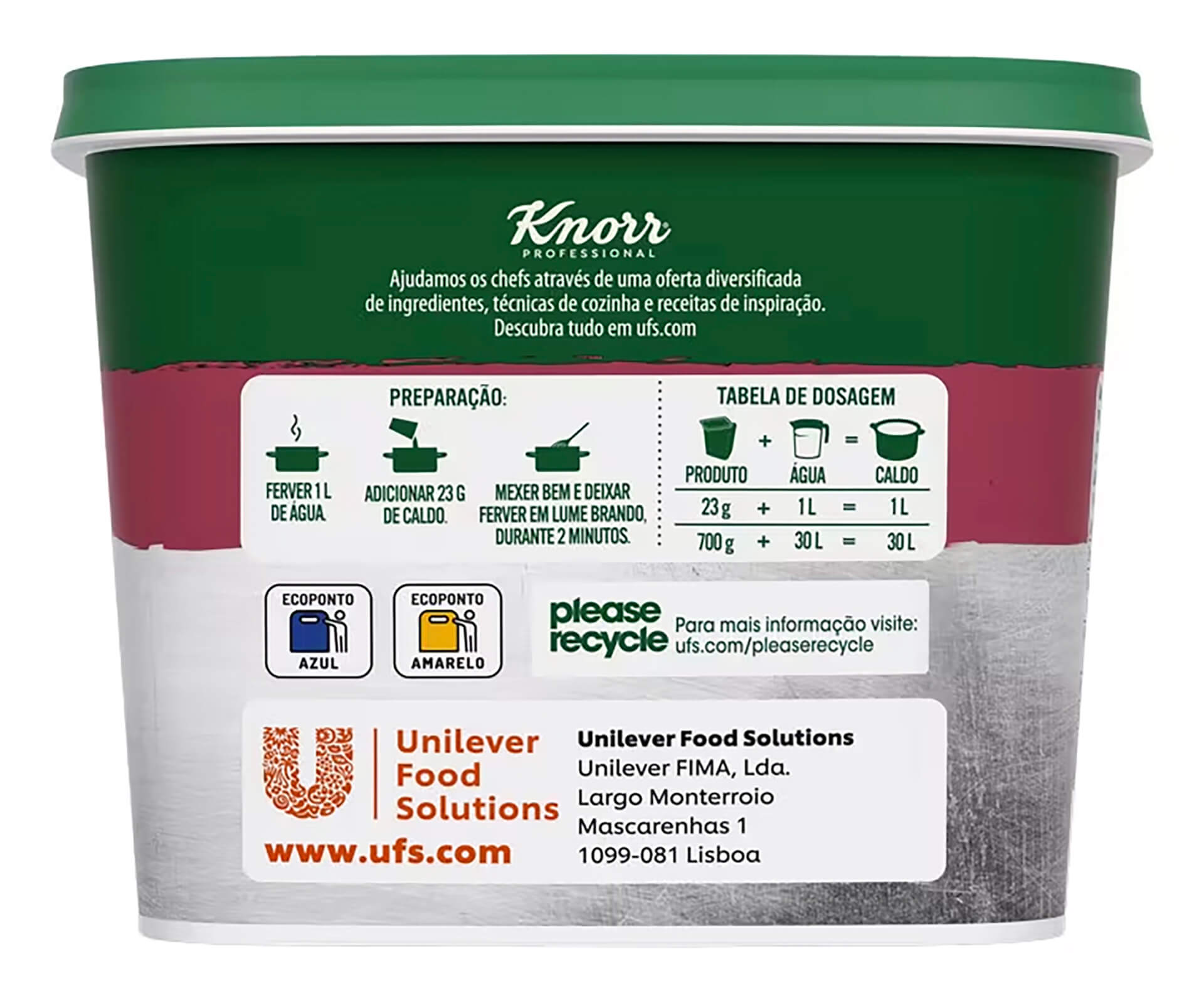 Caldo Marisco Knorr Lata 700 g Caldo Marisco Knorr Lata 700 g