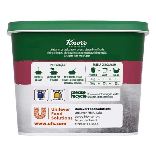 Caldo Marisco Knorr Lata 700 g Caldo Marisco Knorr Lata 700 g