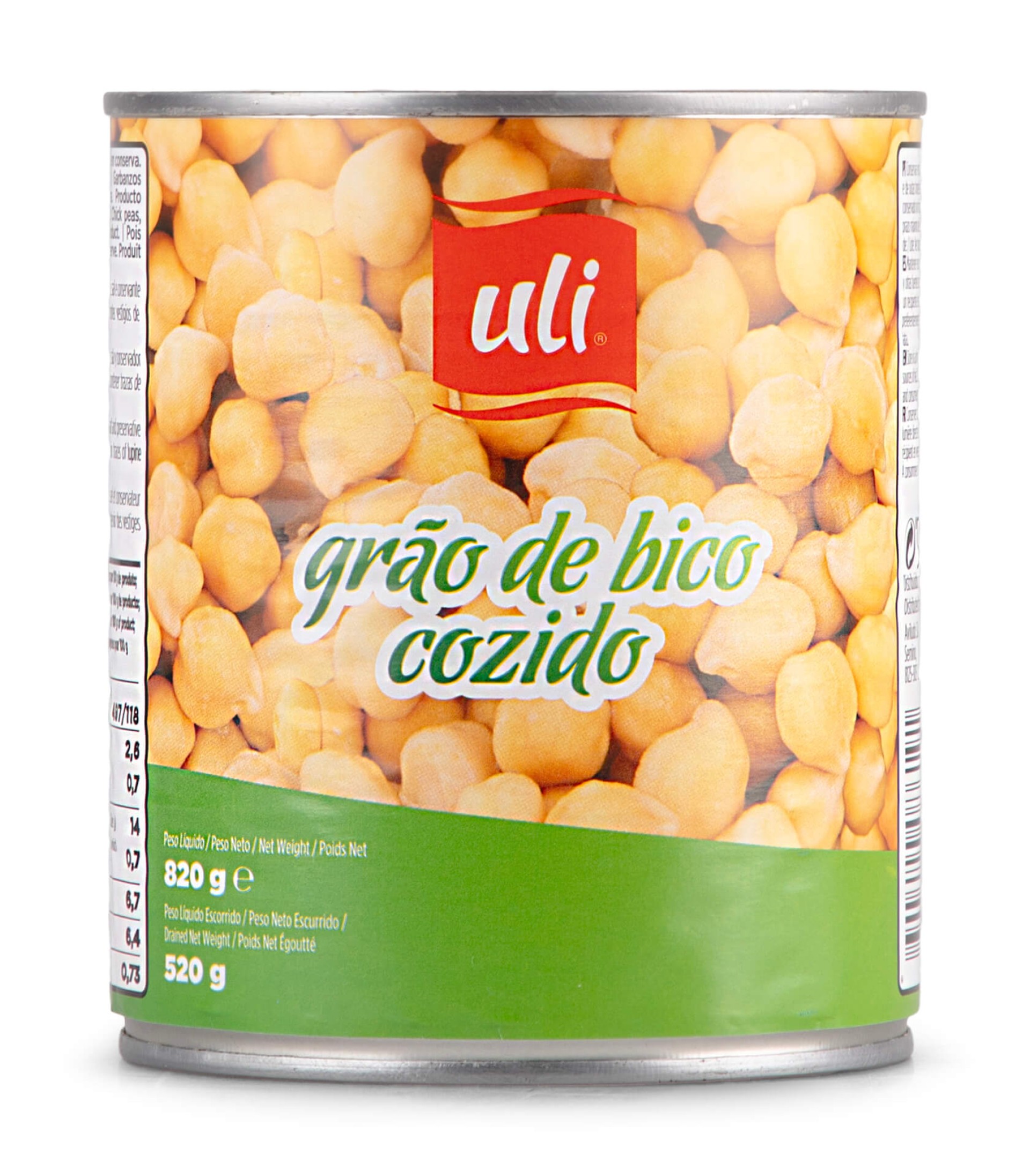 Gr�o Cozido Uli 12x820 g