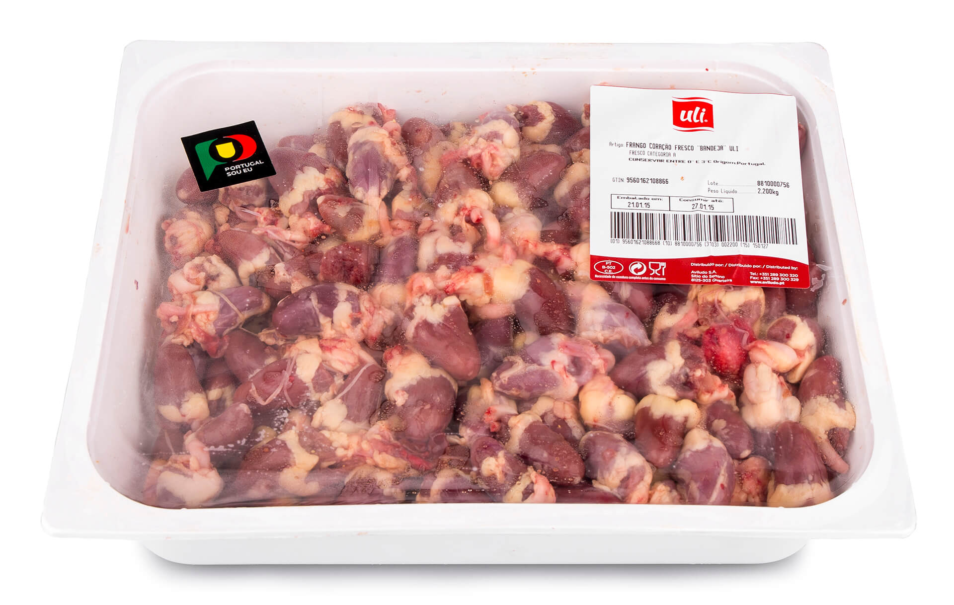 Frango Cora��o Fresco Bandeja