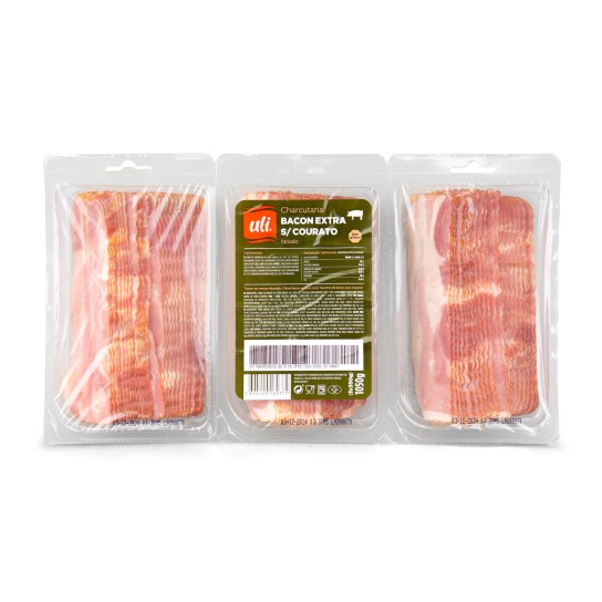 Bacon Extra Fatiado s/ Courato Uli 3x350 g
