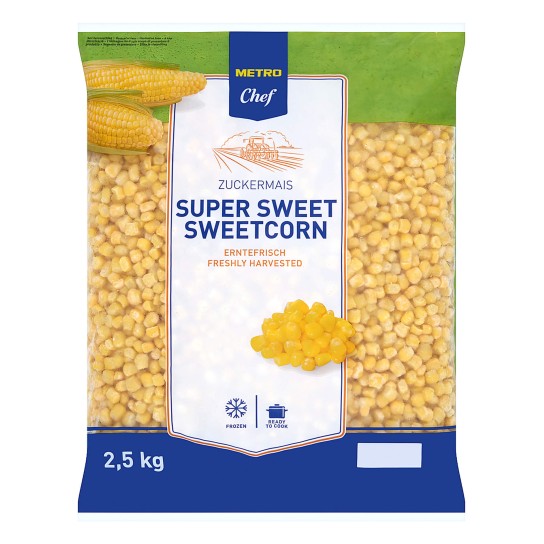 Milho Super Doce Congelado METRO Chef 4x2,5 kg