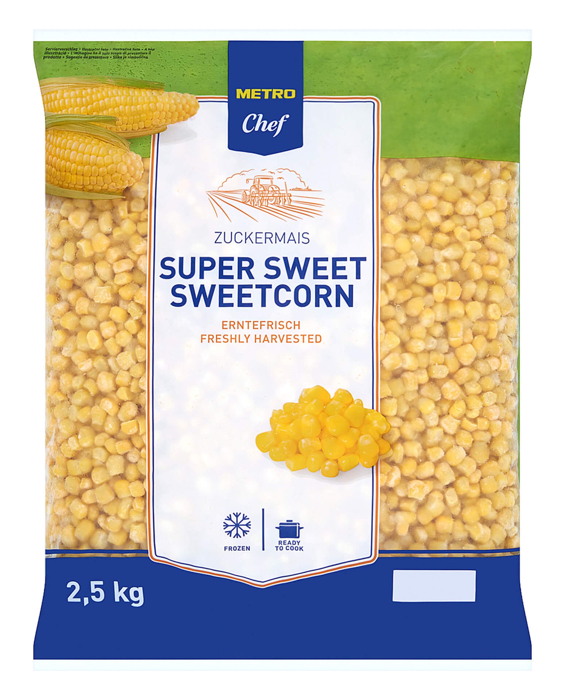 Milho Super Doce Congelado METRO Chef 4x2,5 kg Milho Super Doce Congelado METRO Chef 4x2,5 kg