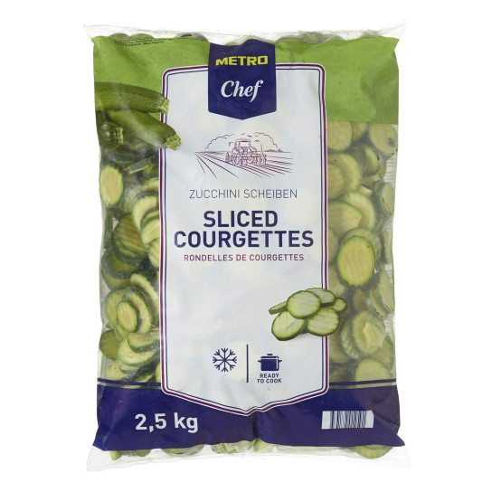 Courgette Rodelas Congeladas METRO Chef 4x2,5 kg