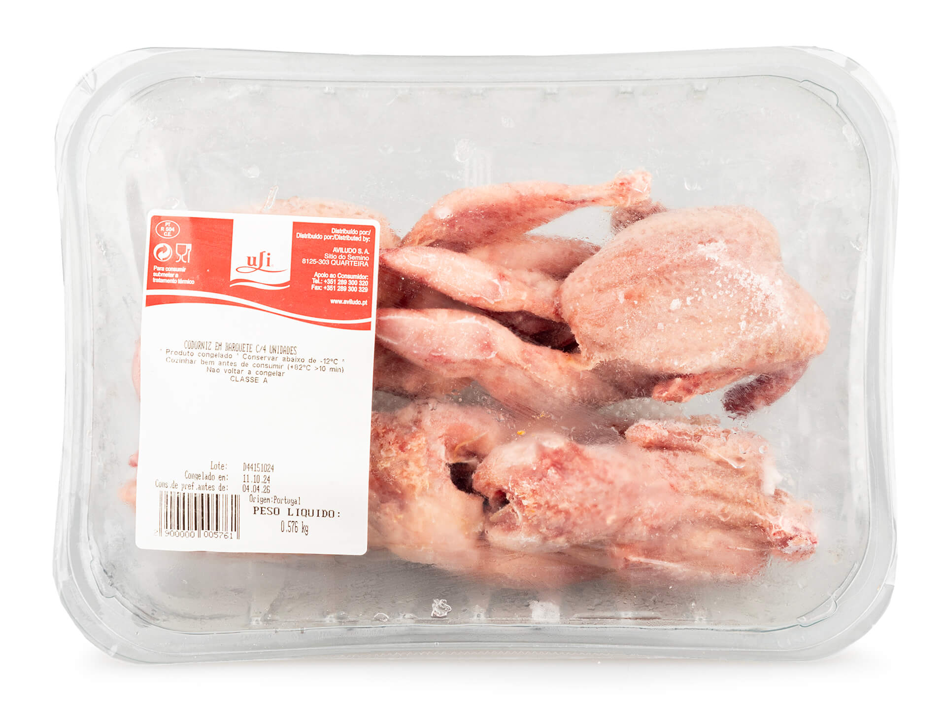 Codornizes Classe A Congeladas 6x4 Un Codornizes Classe A Congeladas 6x4 Un