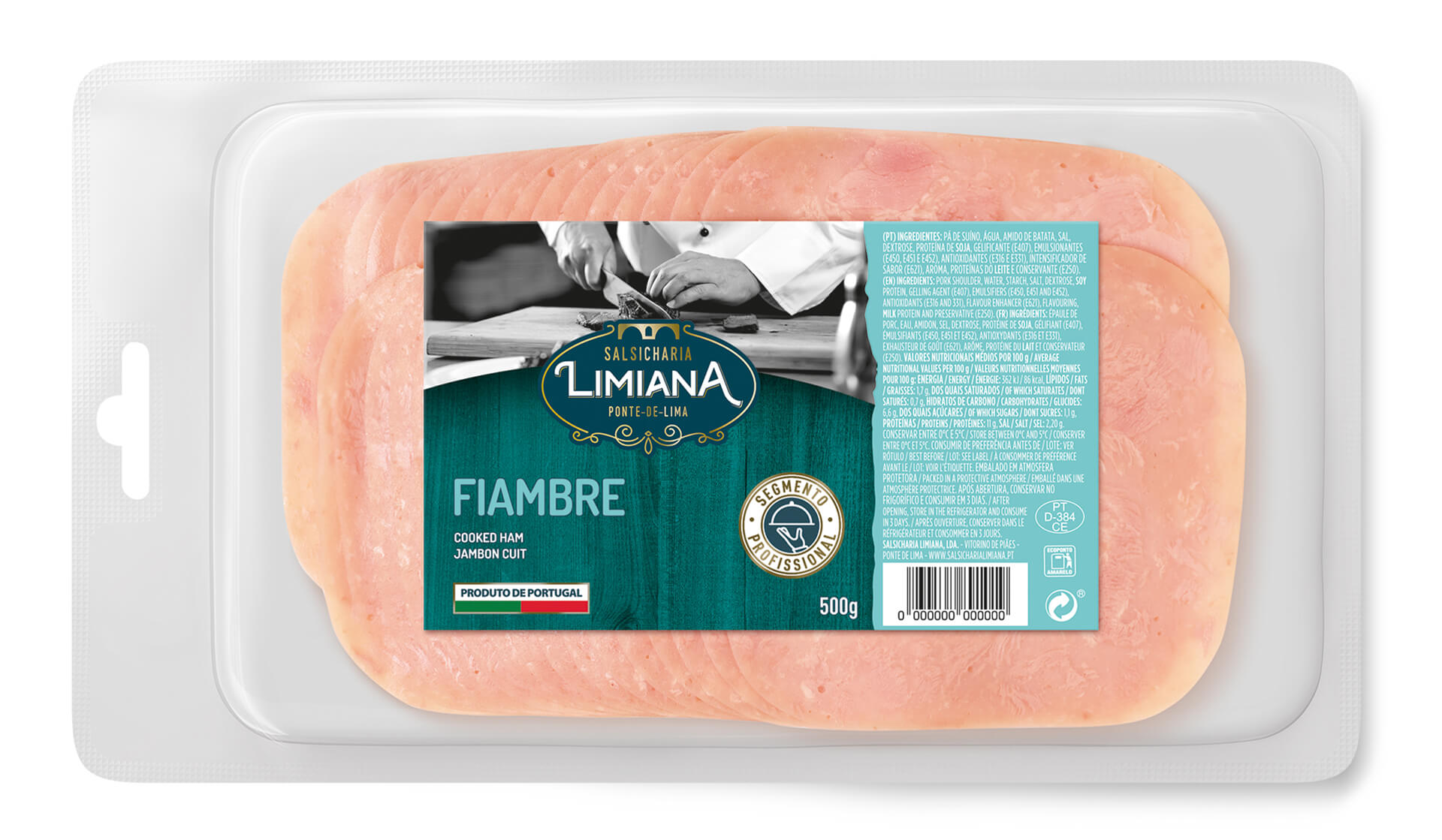 Fiambre P� Fatiado Limiana 500 g