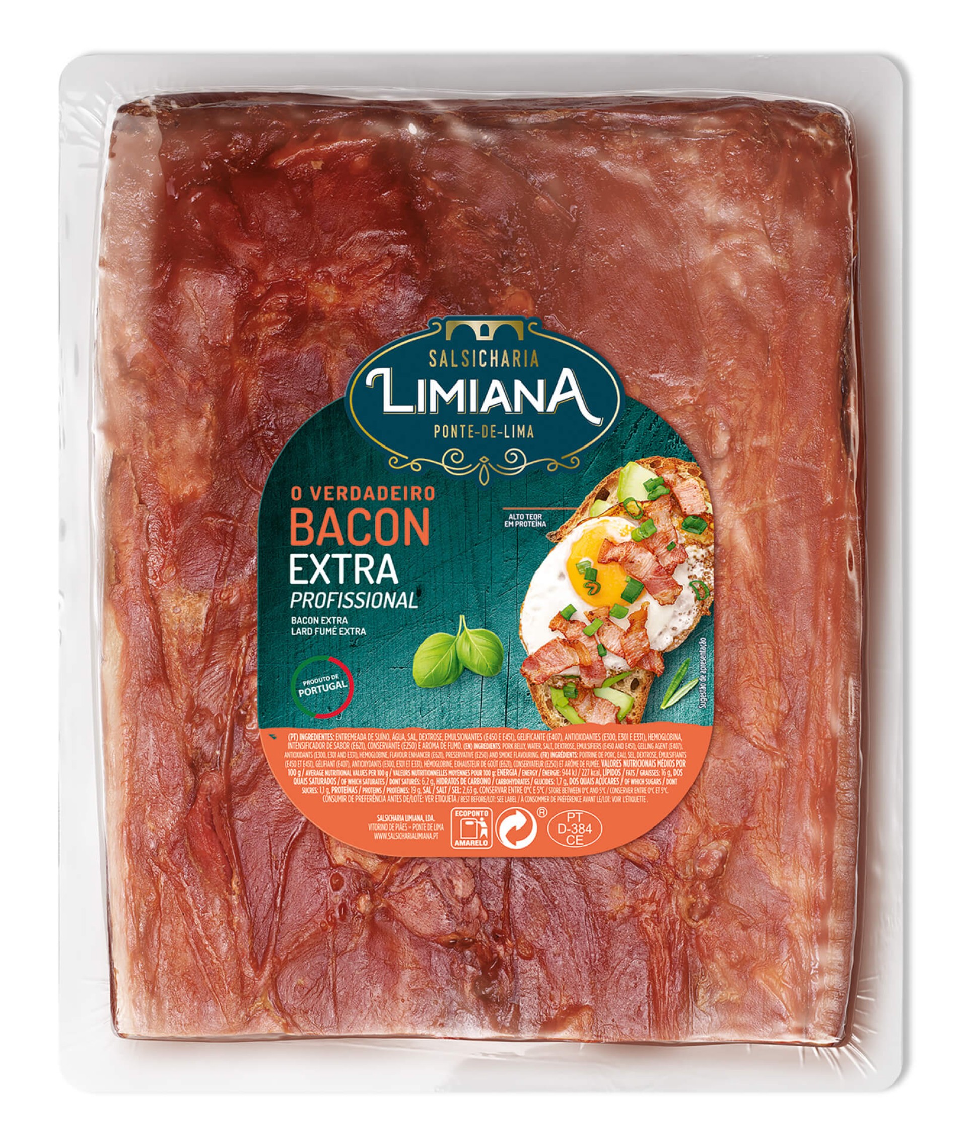 Bacon Corrente Metades Limiana