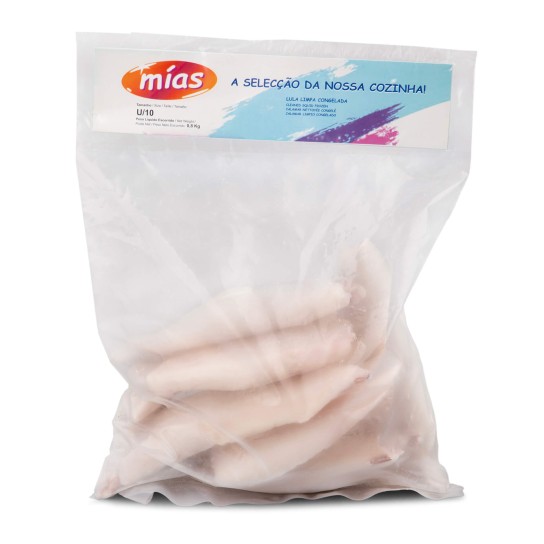 Lula Limpa U/10 Congelada 10x800 g