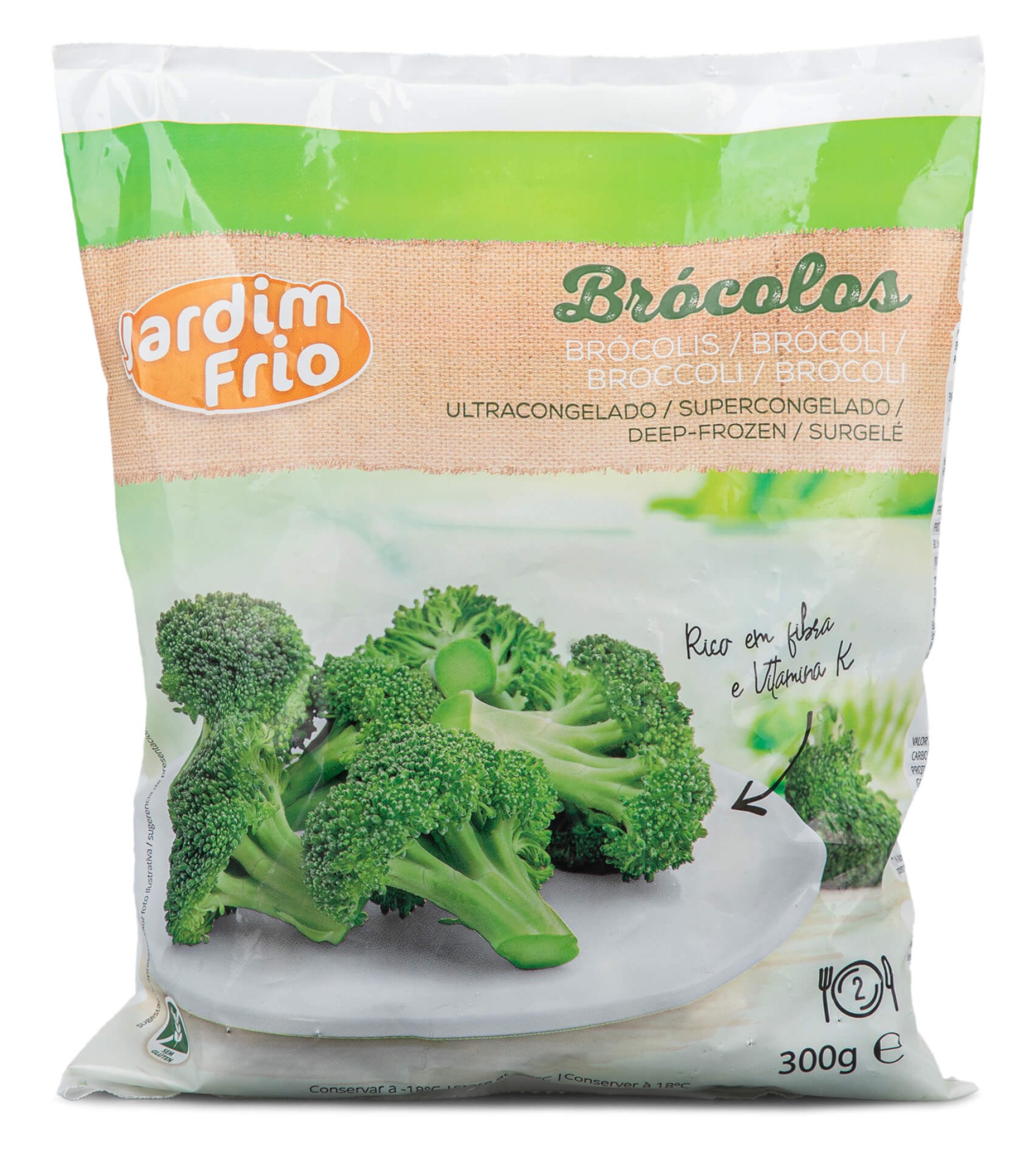 Brócolos Congelados Jardim Frio 10x300 g Brócolos Congelados Jardim Frio 10x300 g