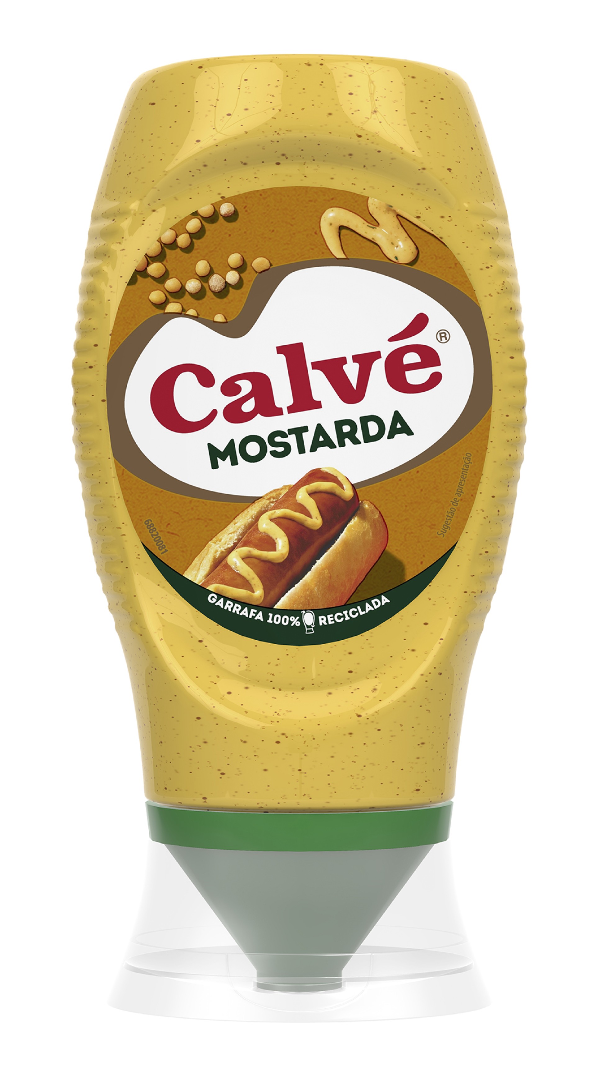 Mostarda Top Down Calvé 8x257 g Mostarda Top Down Calvé 8x257 g