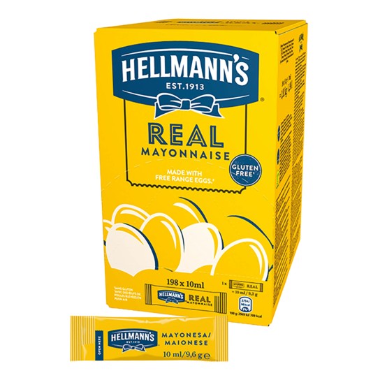 Maionese Hellmann's Doses 198x10 ml Maionese Hellmann's Doses 198x10 ml