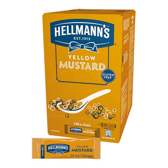 Mostarda Hellmann's Doses 198x10 ml Mostarda Hellmann's Doses 198x10 ml