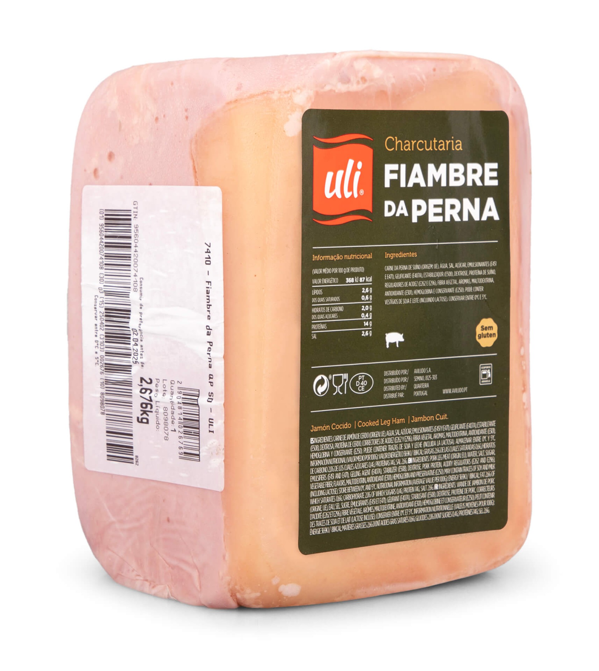 Fiambre Perna Barra Uli