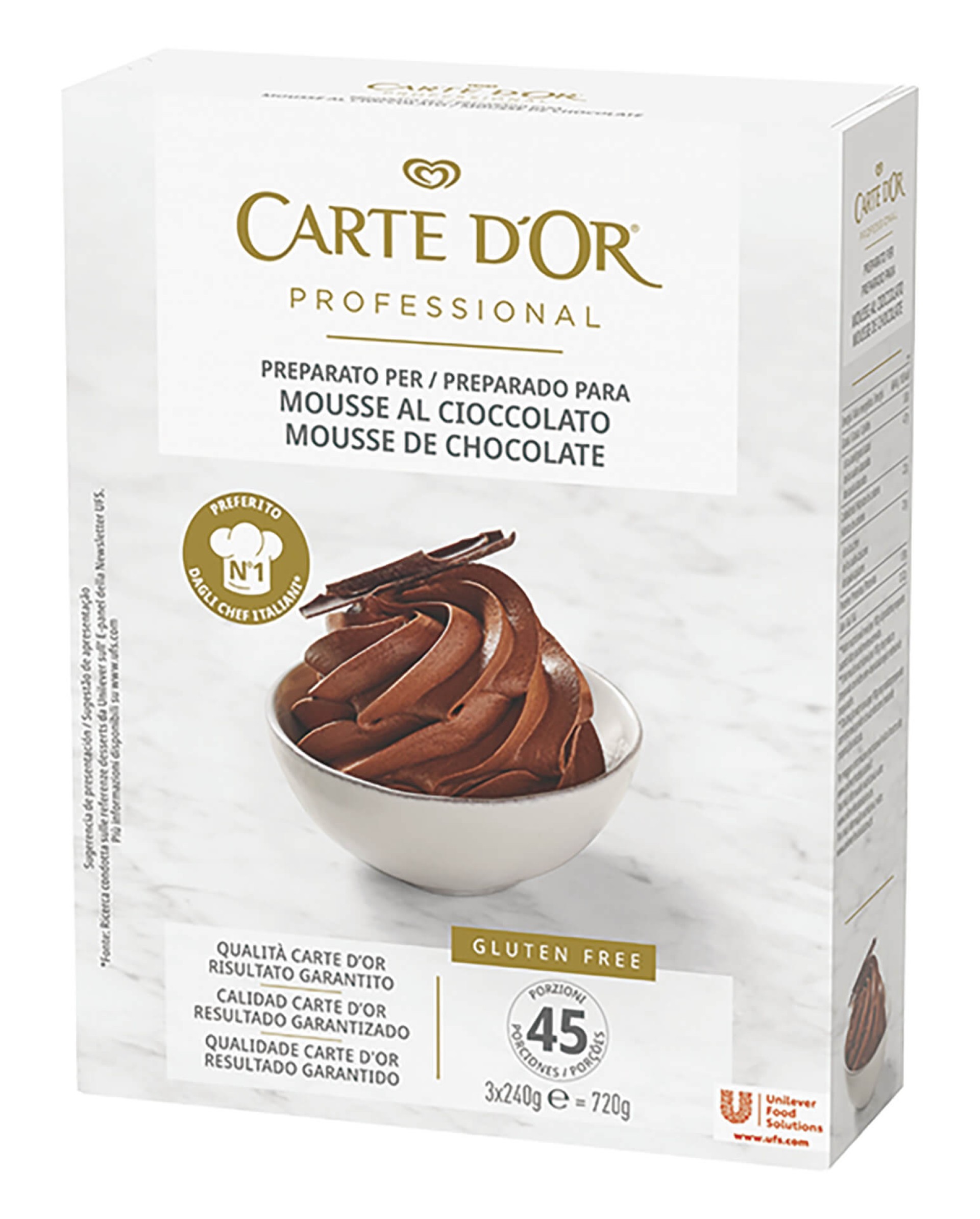 Mousse Chocolate Carte D'Or Cx 720 g Mousse Chocolate Carte D'Or Cx 720 g