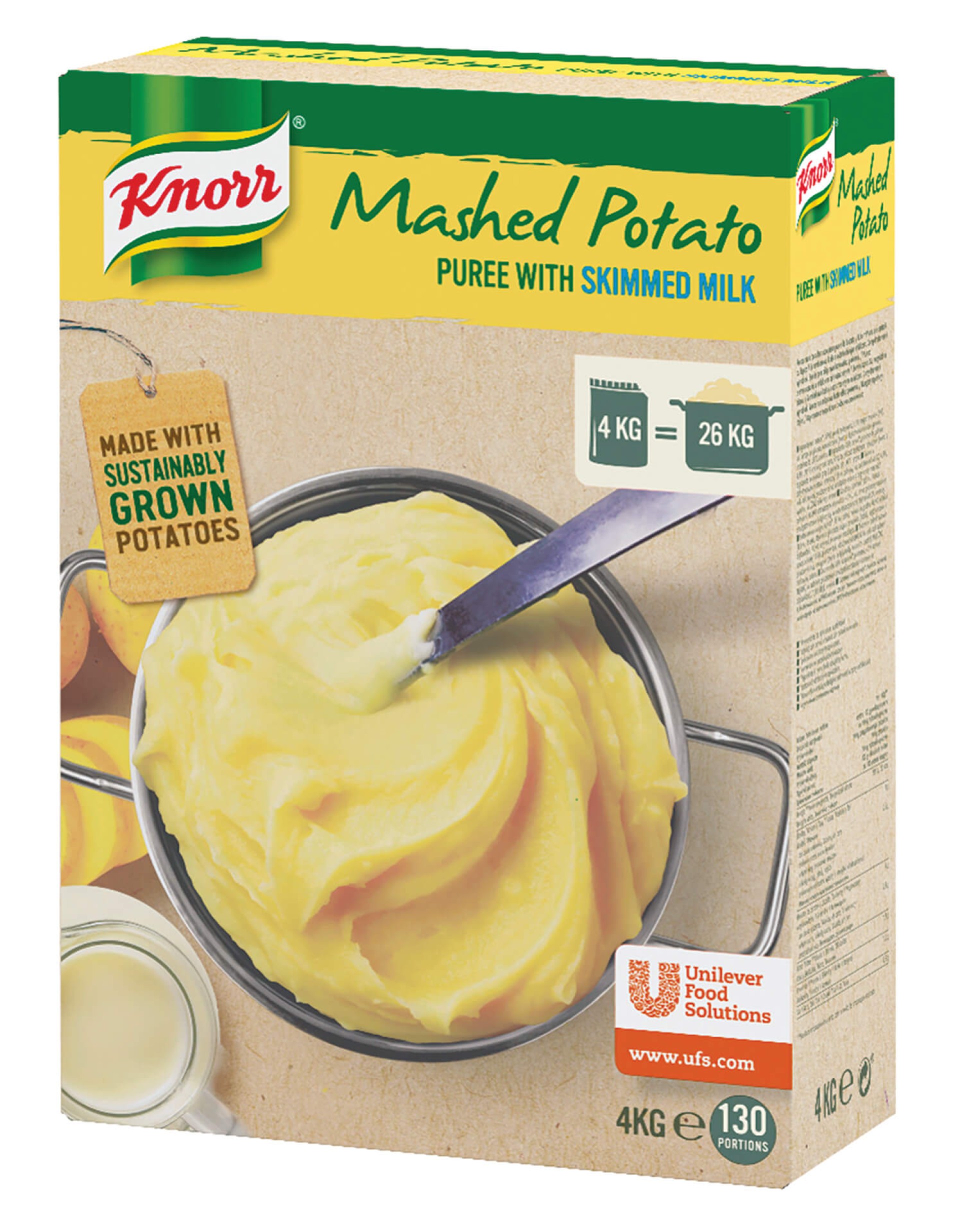 Puré Batata c/ Leite Knorr 4 kg Puré Batata c/ Leite Knorr 4 kg