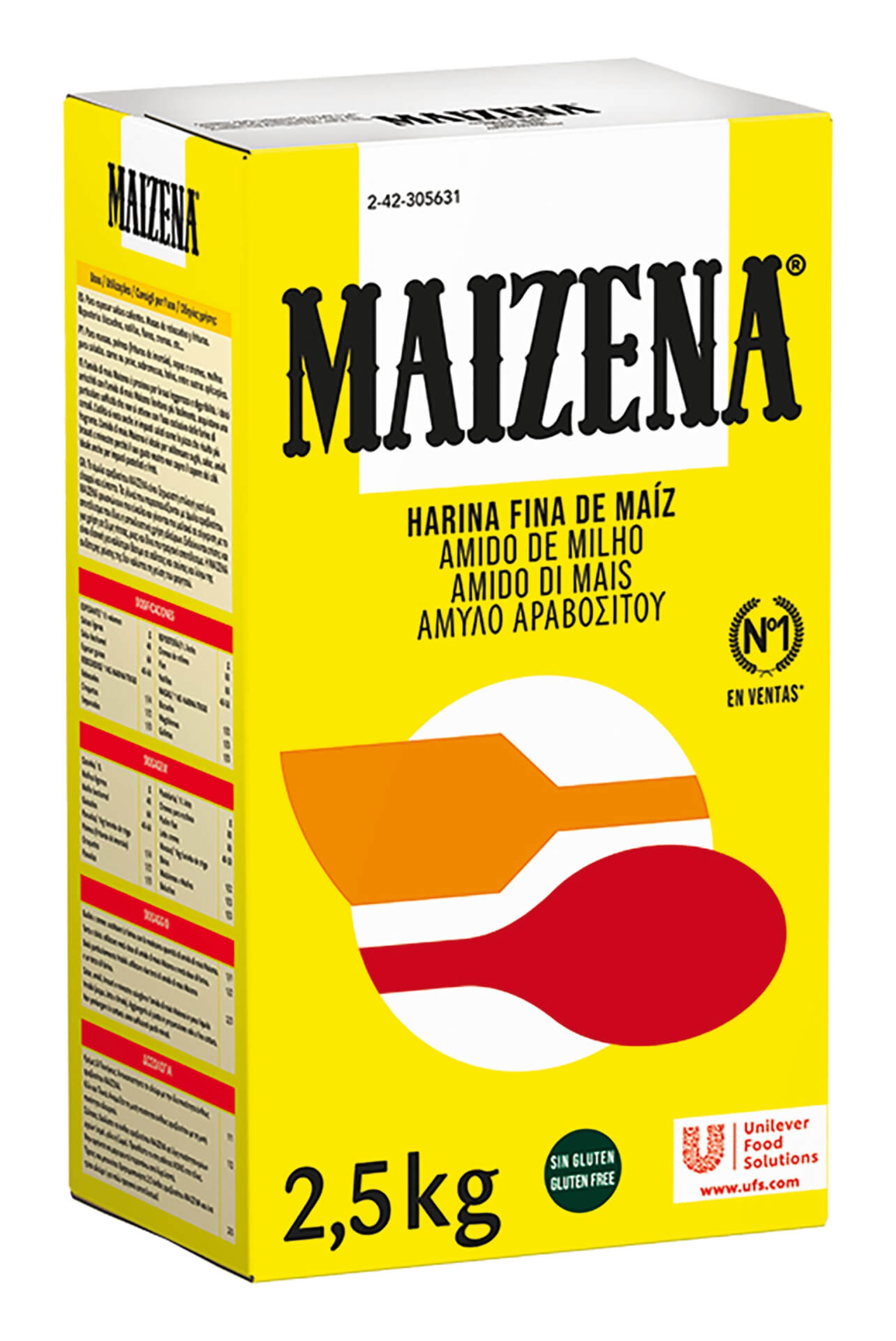 Farinha Maizena Cx 2,5 kg