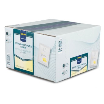 Toalhete Refrescante Limo METRO Profissional Emb. 250 Un
