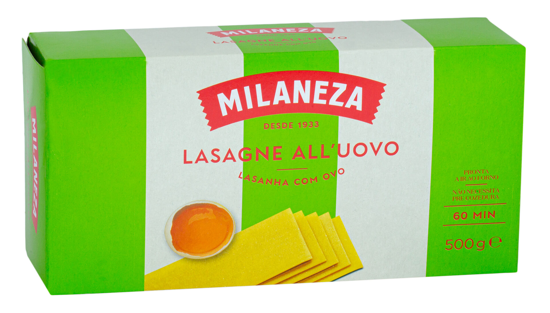 Massa Lasanha Milaneza 10x500 g Massa Lasanha Milaneza 10x500 g