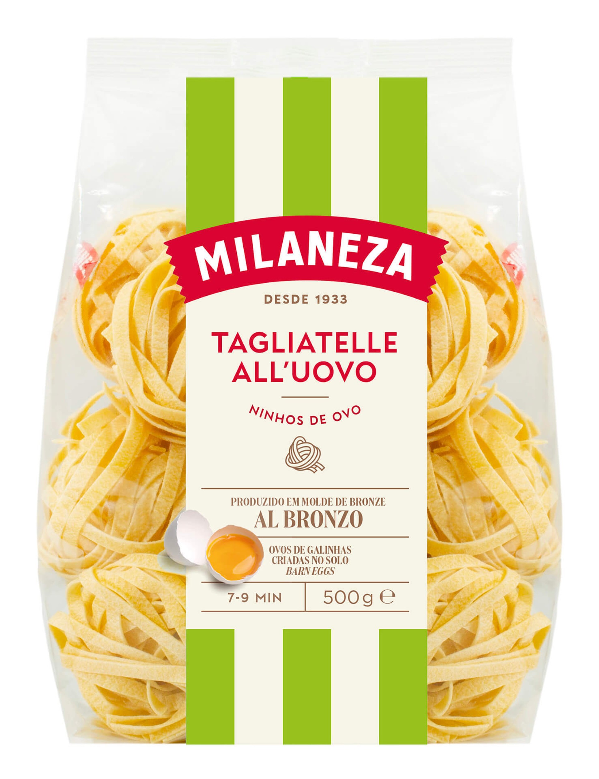 Massa Ninhos c/ Ovo Milaneza 8x500 g Massa Ninhos c/ Ovo Milaneza 8x500 g