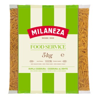 Massa Macarronete Riscado Milaneza 5 kg