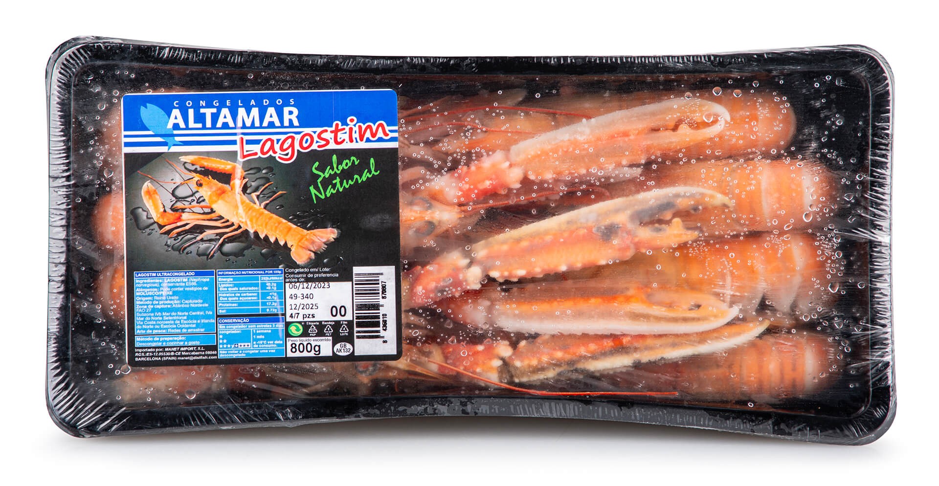 Lagostim 5/8 Congelado Reino Unido 800 g