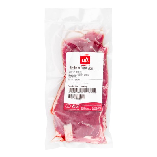 Novilho Bife Vazia 320/350 g Congelado Uli Vcuo