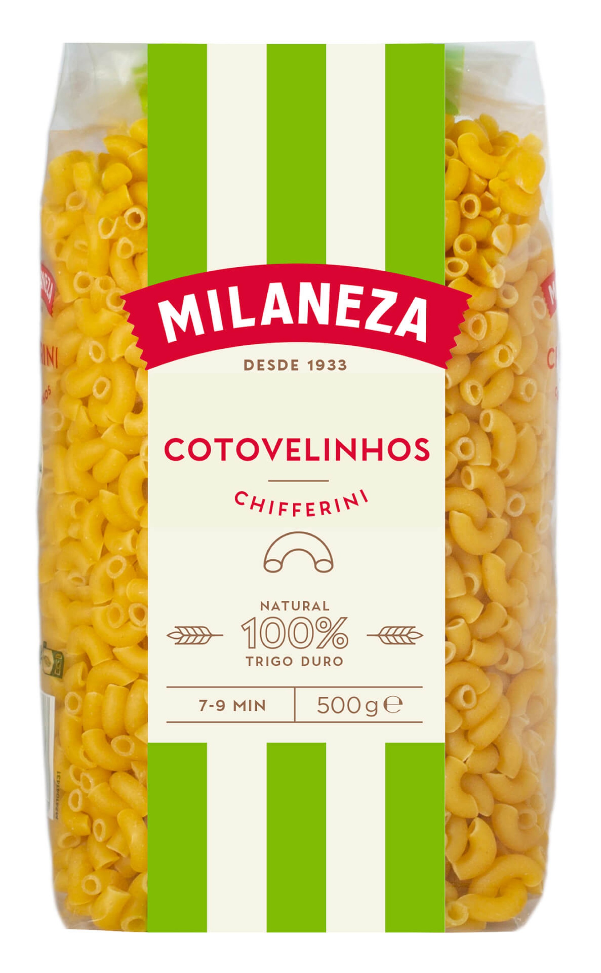 Massa Cotovelinhos Milaneza 18x500 g