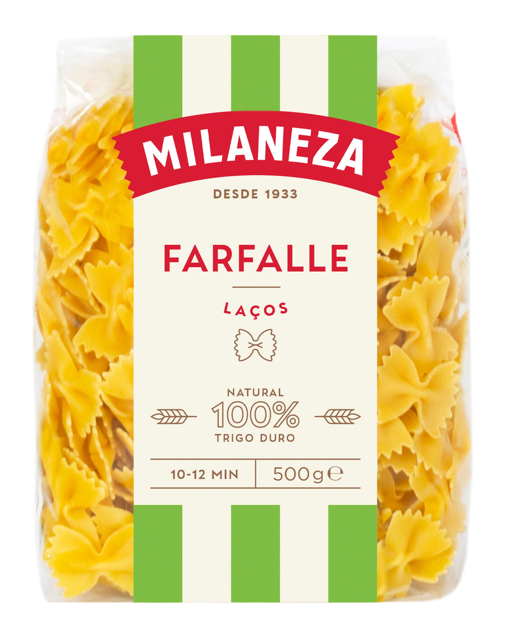 Massa Laços Milaneza 15x500 g Massa Laços Milaneza 15x500 g
