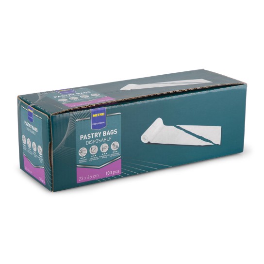 Saco Pasteleiro 23x45 cm METRO Profissional Cx 100 Un Saco Pasteleiro 23x45 cm METRO Profissional Cx 100 Un