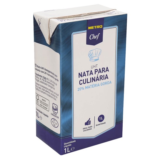 Nata Culinria UHT METRO Chef 6x1 l