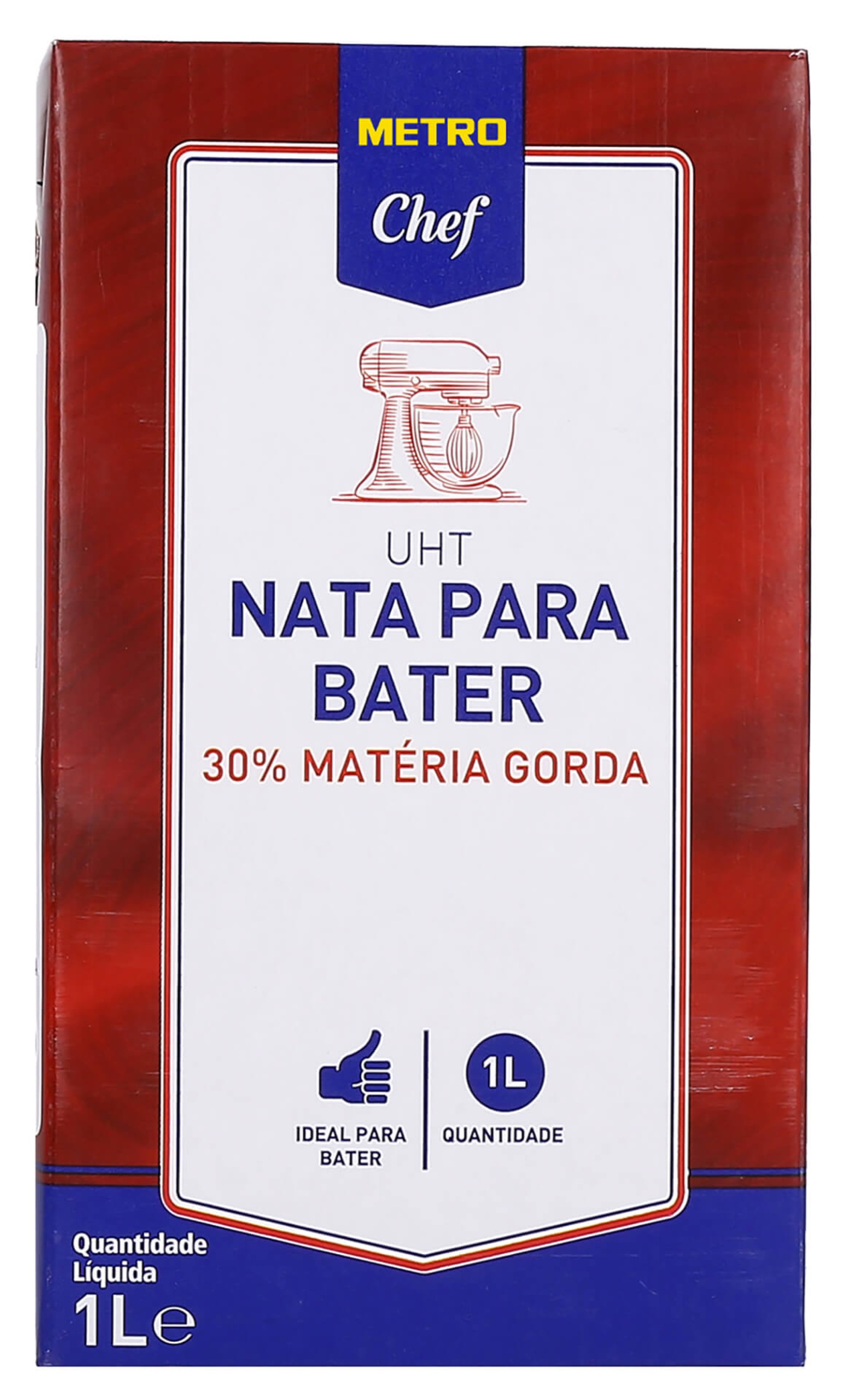 Nata p/ Bater UHT METRO Chef 6x1 l