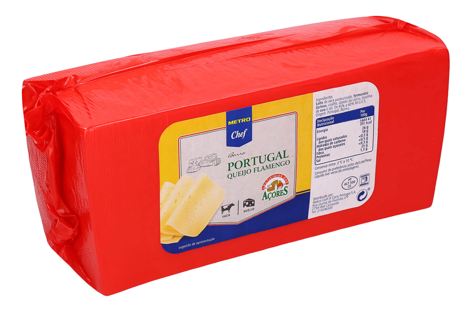 Queijo Flamengo Barra Açores METRO Chef kg Queijo Flamengo Barra Açores METRO Chef kg