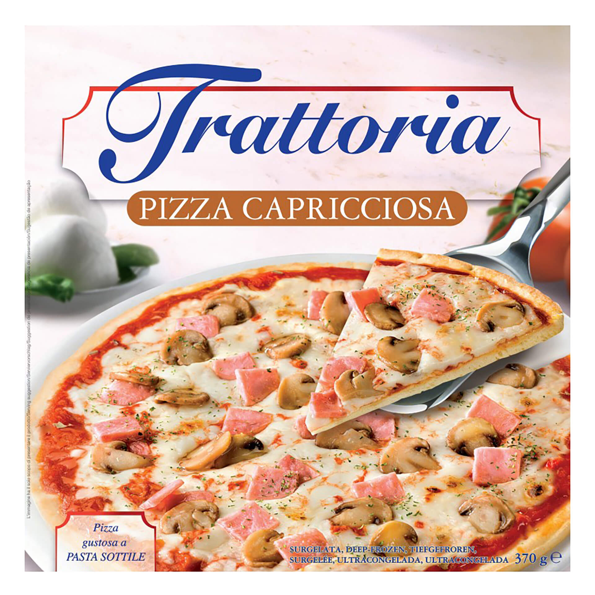 Pizza Capriciosa Congelada 5x370 g